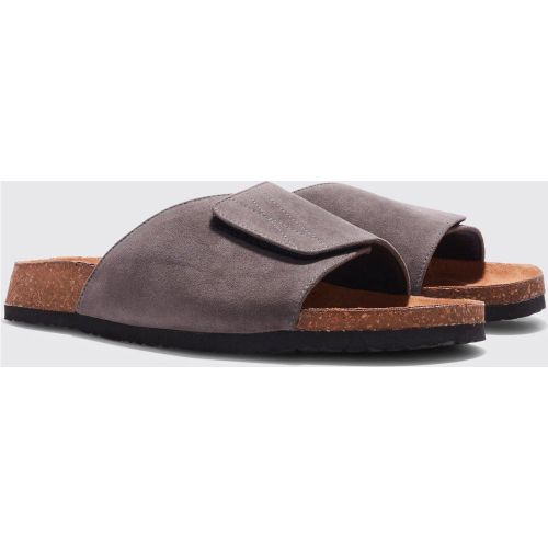Suedette Sandal, Beige - boohoo - Modalova