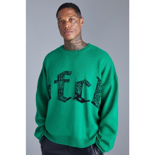 Jersey Recto Ofcl Con Estampado Bandana - boohoo - Modalova