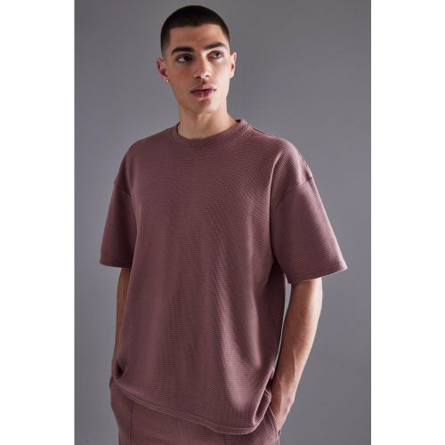 Oversized Double Knit T-Shirt - boohoo - Modalova