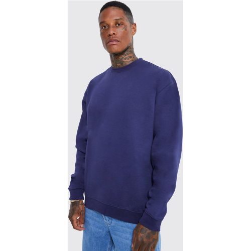 Sudadera Básica Oversize, Navy - boohoo - Modalova