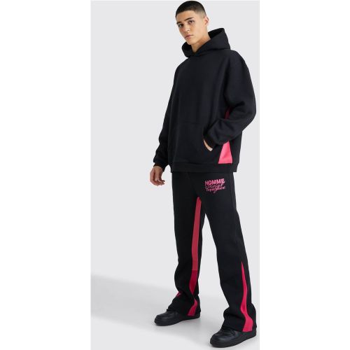 Tuta sportiva oversize Homme con inserti - boohoo - Modalova