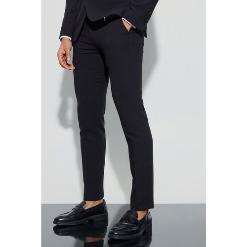 Jersey Skinny Suit Trousers, Negro - boohoo - Modalova