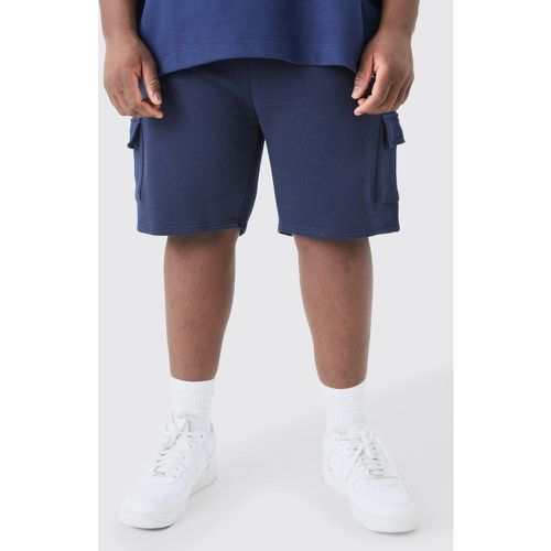 Pantaloncini Cargo Plus Size comodi in jersey - boohoo - Modalova