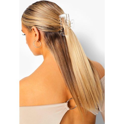 Pinza De Cangrejo Para El Pelo Cuadrada - boohoo - Modalova