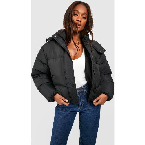 Chaqueta Acolchada Con Capucha - boohoo - Modalova