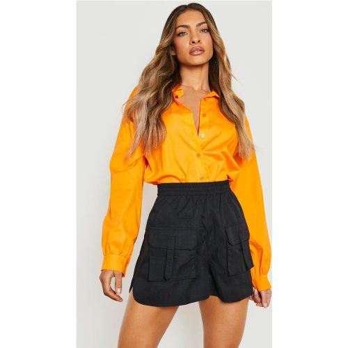 Pantalones Cortos Cargo, Negro - boohoo - Modalova