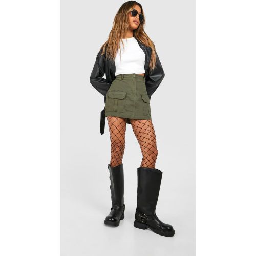 Pantis De Rejilla Ancha - boohoo - Modalova