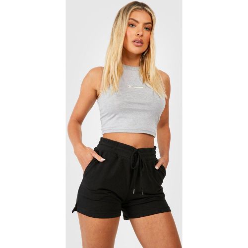 Pantaloncini in felpa, Nero - boohoo - Modalova