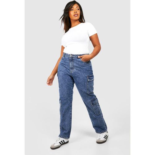Jeans Cargo Plus Size Basic Slim Fit - boohoo - Modalova
