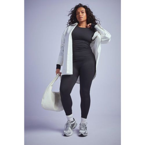 Legging Plus Size a coste senza cuciture - boohoo - Modalova