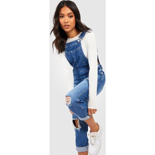 Peto Petite 3/4 Desgastado En - boohoo - Modalova