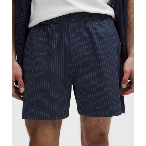 “ Short ABC taille Ã©lastiques â€“ mÃ©lange de modal â€“ 13 cm â€“ Blue/Blanc/Ã‰ â€“ Taille 2XL - lululemon - Modalova