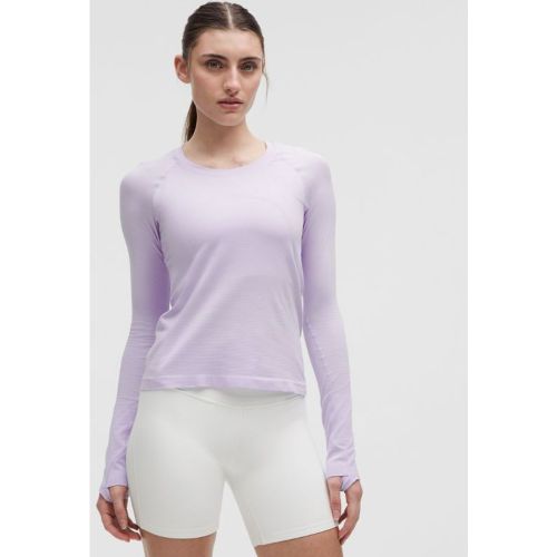 “ Haut manches longues Swiftly Tech 2.0 Longueur tailles â€“ Violet/Pastel â€“ Taille 16 - lululemon - Modalova