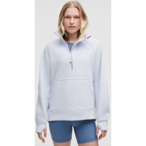 “ Sweat demi-zippÃ© Scuba Oversized Ã  col cheminÃ©e Longs â€“ Blue/Pastel â€“ Taille XL/2XL - lululemon - Modalova