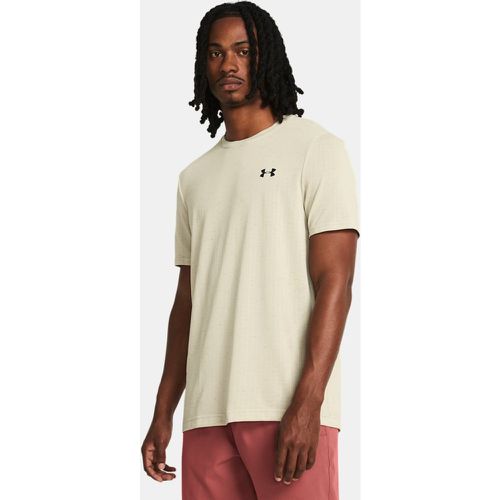 Maglia a maniche corte Seamless Grid da uomo Silt / Nero XXL - Under Armour - Modalova