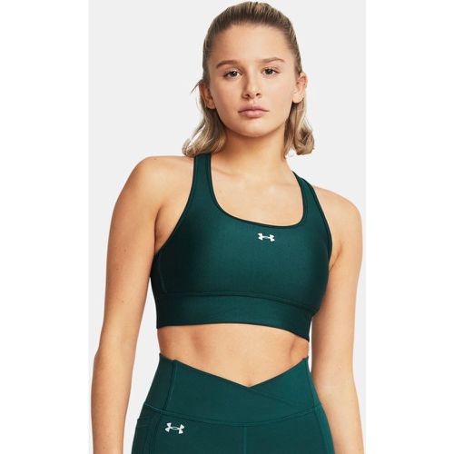 Reggiseno sportivo Crossback Longline da donna Hydro Teal / Bianco XS - Under Armour - Modalova