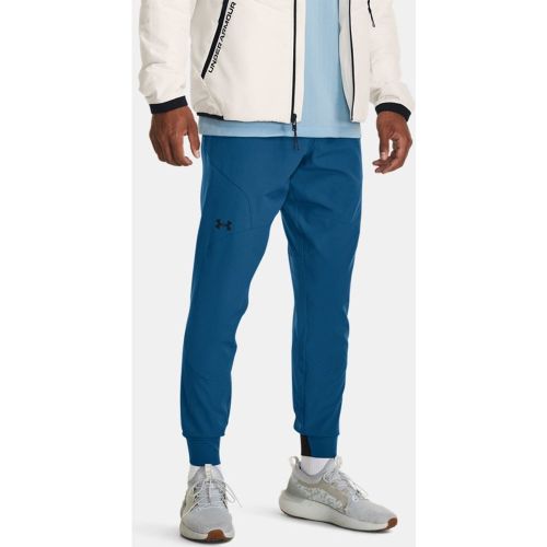 Jogger Unstoppable Textured da uomo Varsity / Nero L - Under Armour - Modalova