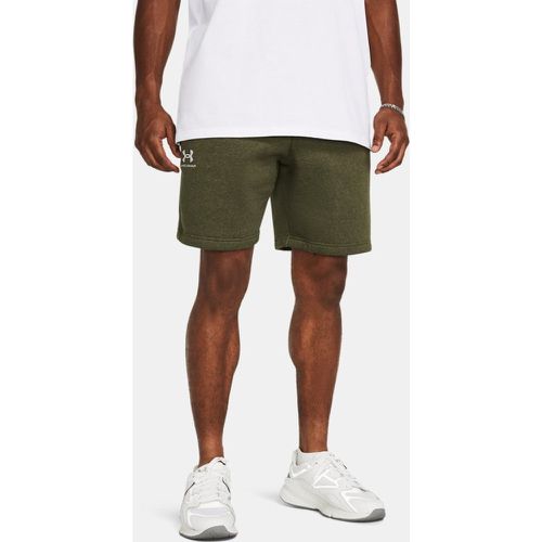 Shorts Essential Fleece da uomo Marine OD / Bianco S - Under Armour - Modalova
