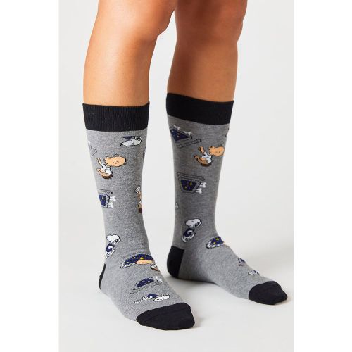 Calcetines altos de algodón orgánico color gris - Besocks - Modalova
