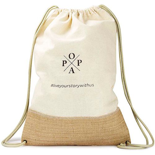 Mochila penelope mochila blanco tela - Popa - Modalova