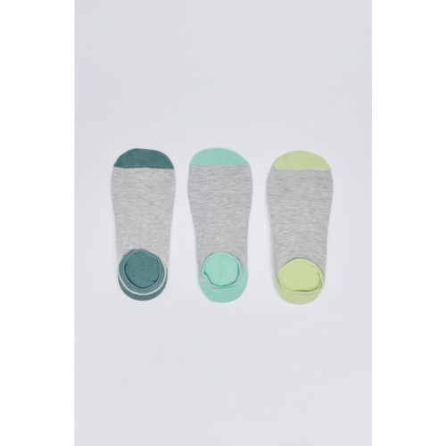 Pack 3 calcetines invisibles algodón verde - Women'secret - Modalova