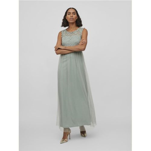 Robe longueur maxi dentelle féminine Luna - Vila - Modalova
