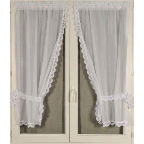 Paire de Vitrages Bonne Sable Et Macramé JUSTINE - 3S. x Home - Modalova