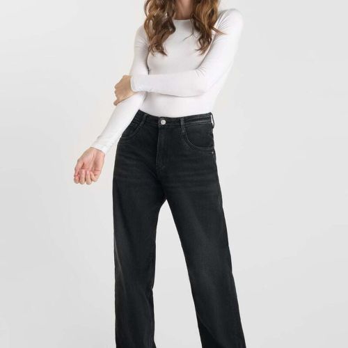 Jeans regular, droit 400/28 wide leg taille haute, longueur 34 Nora - Le Temps des Cerises - Modalova