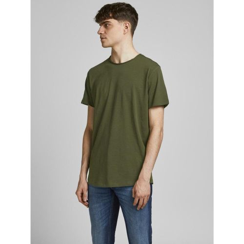 T-shirt Standard Fit Col rond Manches courtes foncé en coton Arlo - jack & jones - Modalova