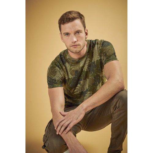 Tee-Shirt JUNG vert en coton - Le Temps des Cerises - Modalova