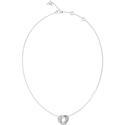 Collier Perfect Acier Rhodié Mini Liens - Guess Bijoux - Modalova