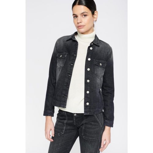 Veste Lilly en jeans noir - Le Temps des Cerises - Modalova