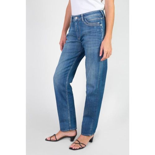 Jeans 400/17 mom BINH taille haute 7/8ème destroy N°3 en coton Vivi - Le Temps des Cerises - Modalova