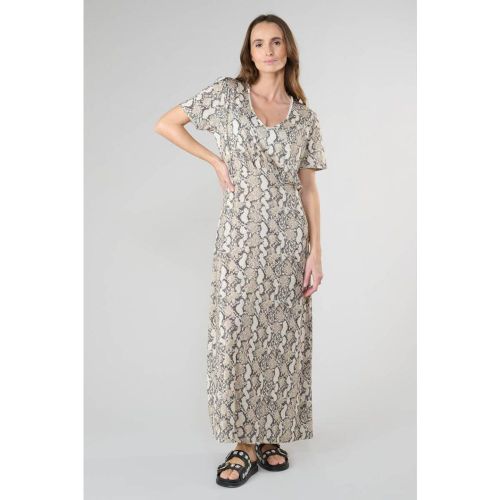 Robe droite ORIENT blanc en tencel - Le Temps des Cerises - Modalova