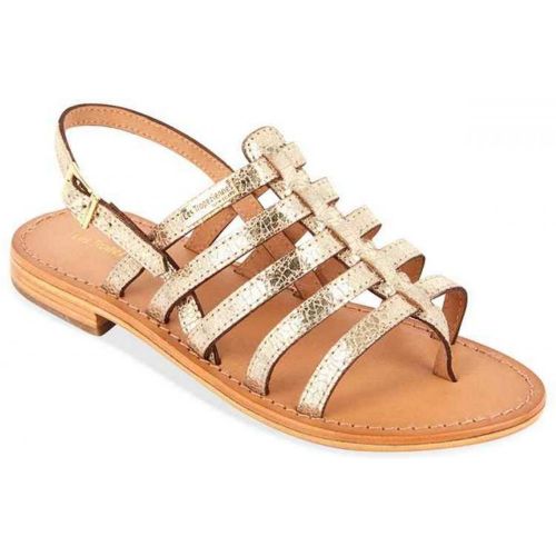 Sandale HERISSON Doré en cuir - Les Tropéziennes par M.Belarbi - Modalova