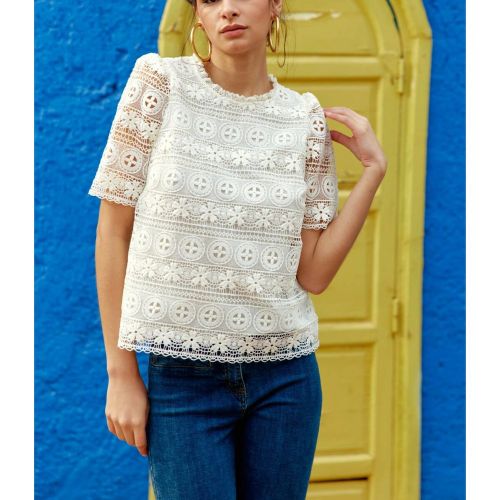 Top TILIE blanc - La Petite Etoile - Modalova