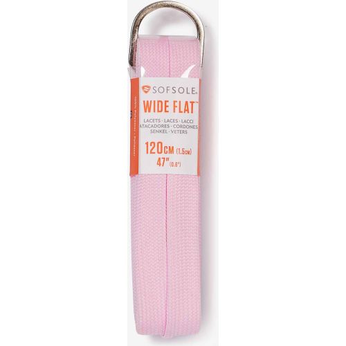 Lacet Plat Large 120cm Rose - SOFSOLE - Modalova