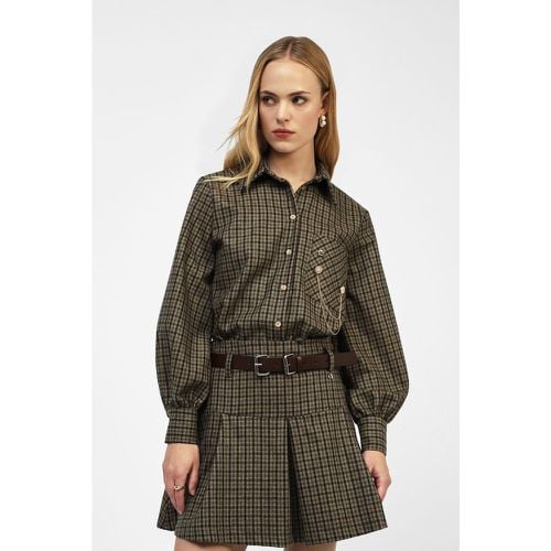 Camicia a quadretti con spille - Dixie - Modalova