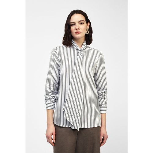 Camicia a righe con tie neck - Dixie - Modalova