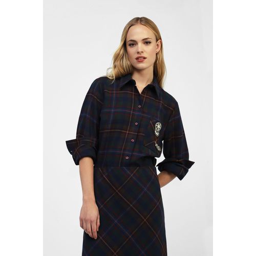 Camicia tartan con spille - Dixie - Modalova