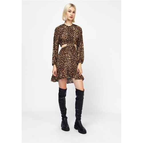 Abito stampa animalier con cut-out laterali - Dixie - Modalova