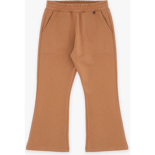 Pantaloni flare bambina in cotone con vita elasticizzata - Dixie - Modalova