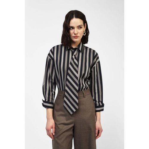 Camicia a righe con tie neck - Dixie - Modalova