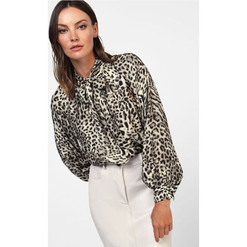 Camicia con stampa animalier e fiocco - Dixie - Modalova