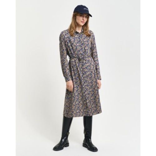 Robe chemise imprimée en cachemire (40), Casuel, Viscose, Manche longue - Gant - Modalova