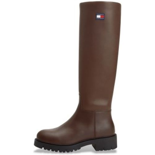 EN0EN02828 Bottes en cuir élastiqué marron (36), 1 à 3 cm, Fermeture éclair, Casuel - Tommy Jeans - Modalova
