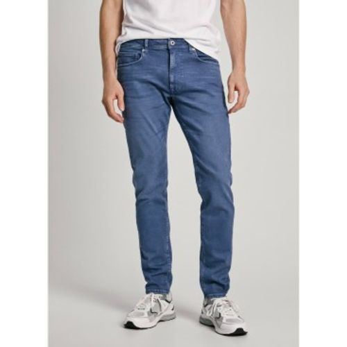 PM207390YB2 Jeans Tapered Stanley (34/32), Bleu, Casuel, Coton, Denim, Durable - Pepe Jeans - Modalova