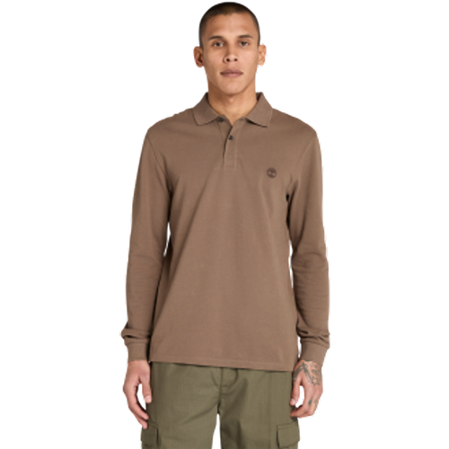TB0A6VD2BK01 Polo Millers River (3XL), Casuel, Coton, Manche longue - Timberland - Modalova