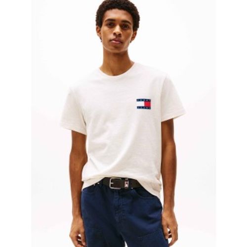 DM0DM20740 T-shirt slim avec logo (M), Casuel, Coton, Manche courte - Tommy Jeans - Modalova