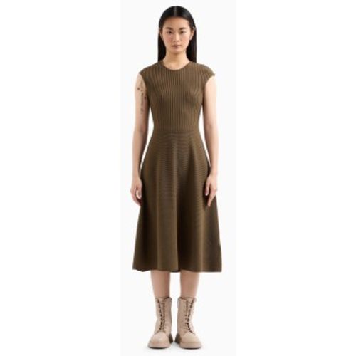 XW000119AF10352U6199 Robe midi (L), Casuel, Viscose, Manche courte - A|X Armani Exchange - Modalova